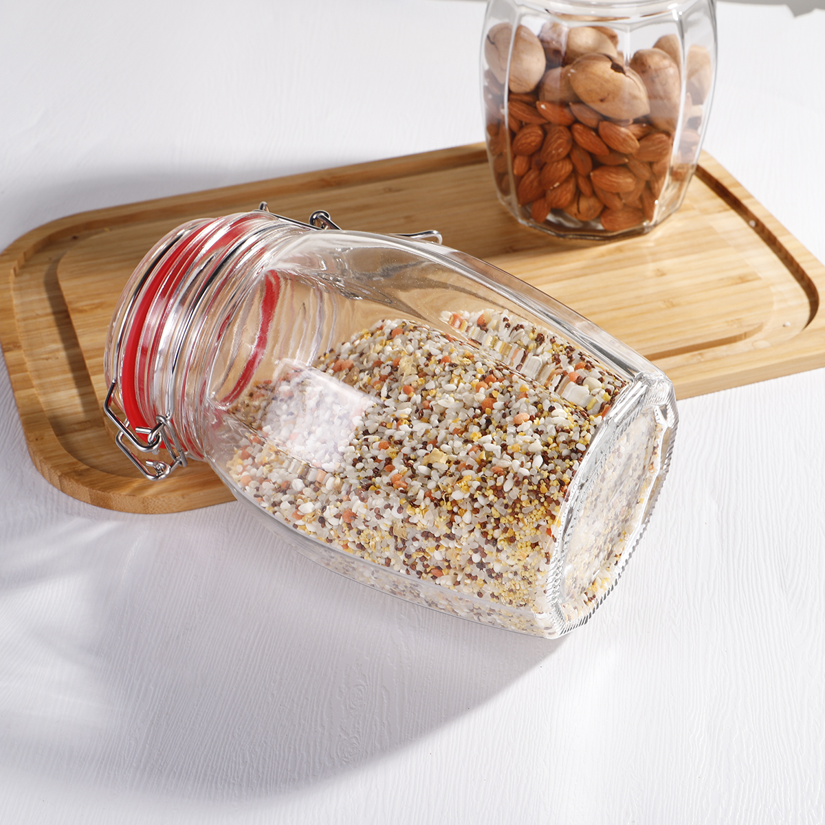 Glass Canister Set with Lids