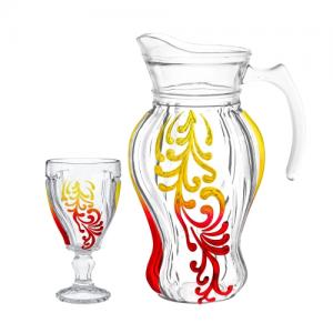 7PCS Glass Drinking Set