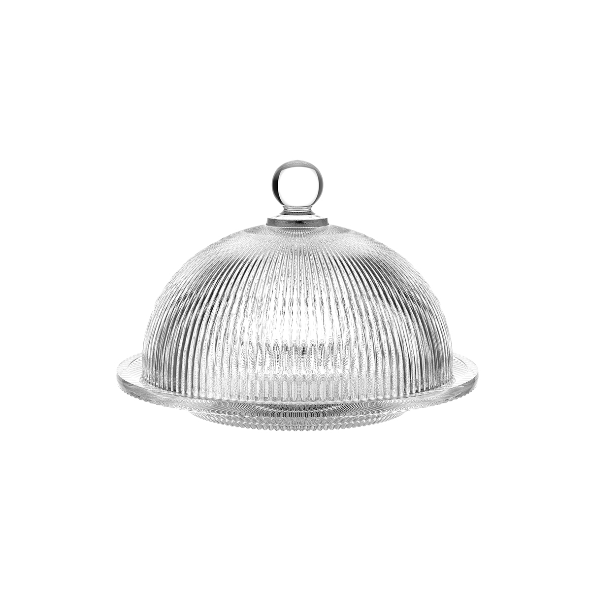 JH GLASSWARE Cake Plate With Dome