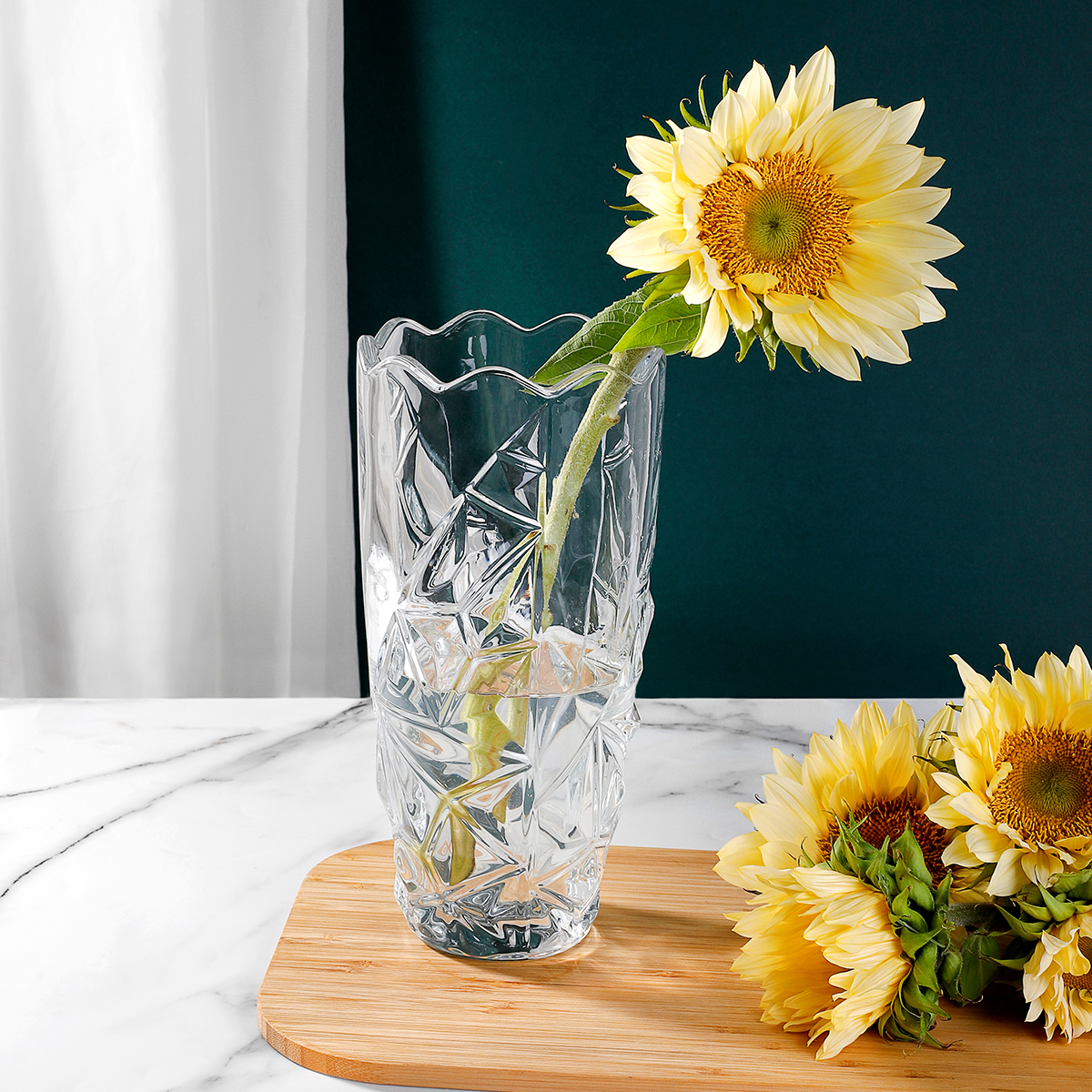 Flower Cylinder glass vase for wedding Centerpiece