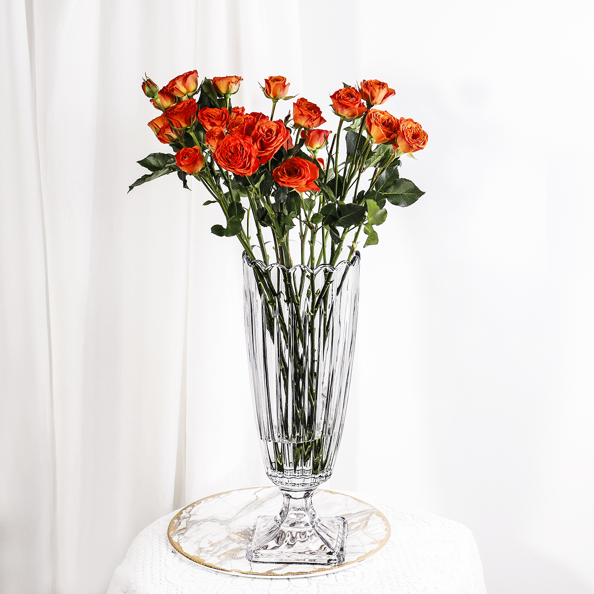 Glass Flower Plant Vase