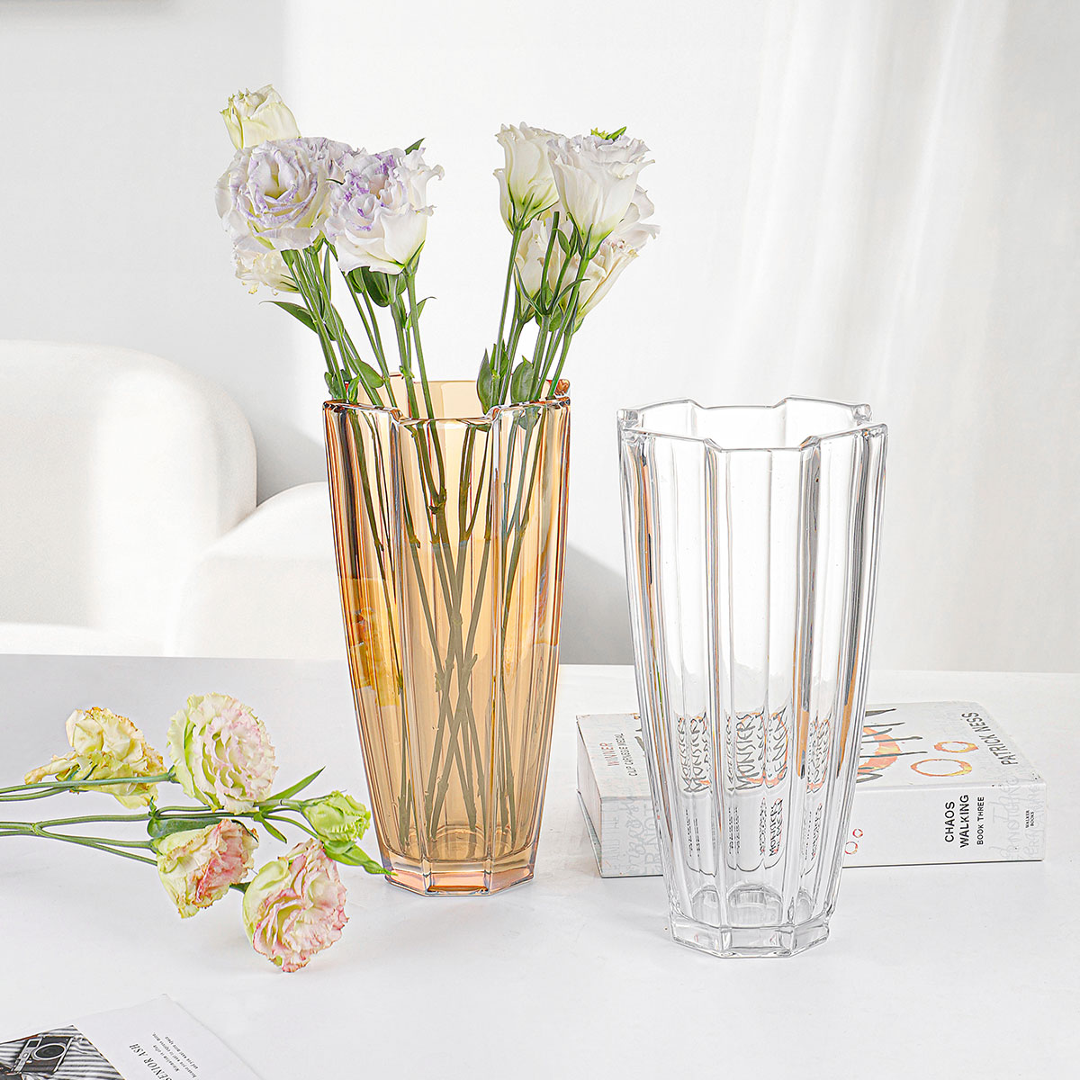 Clear Glass Vase