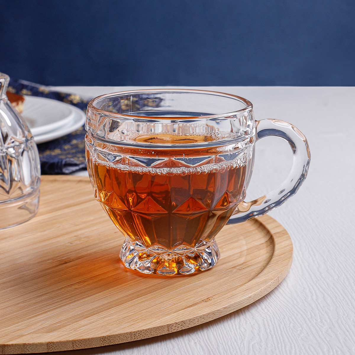 JH GLASSWARE-Glass Tea Cup