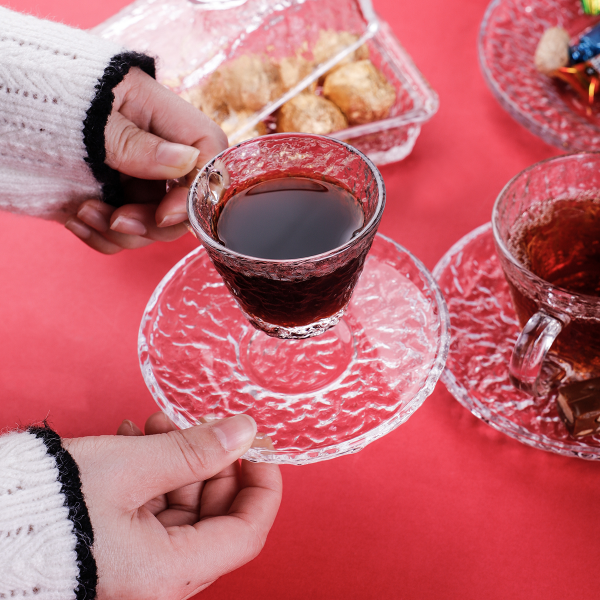 Jh Coffee Cup Set Glass Drinkware Jh Glassware Jh Glassware