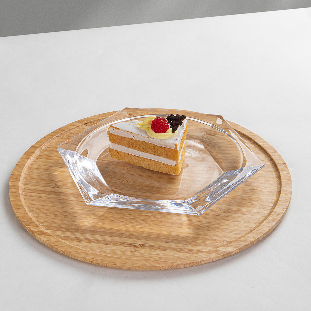 Glass Fruit Dessert Plate