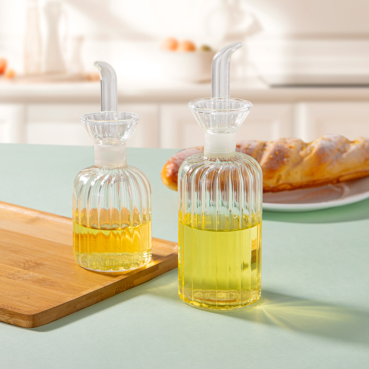 Glass Oil Vinegar Pot
