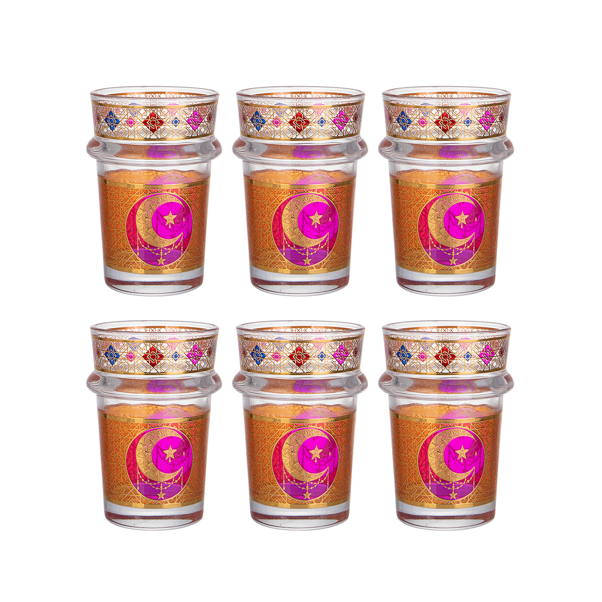 custom print water tea and wine glasses