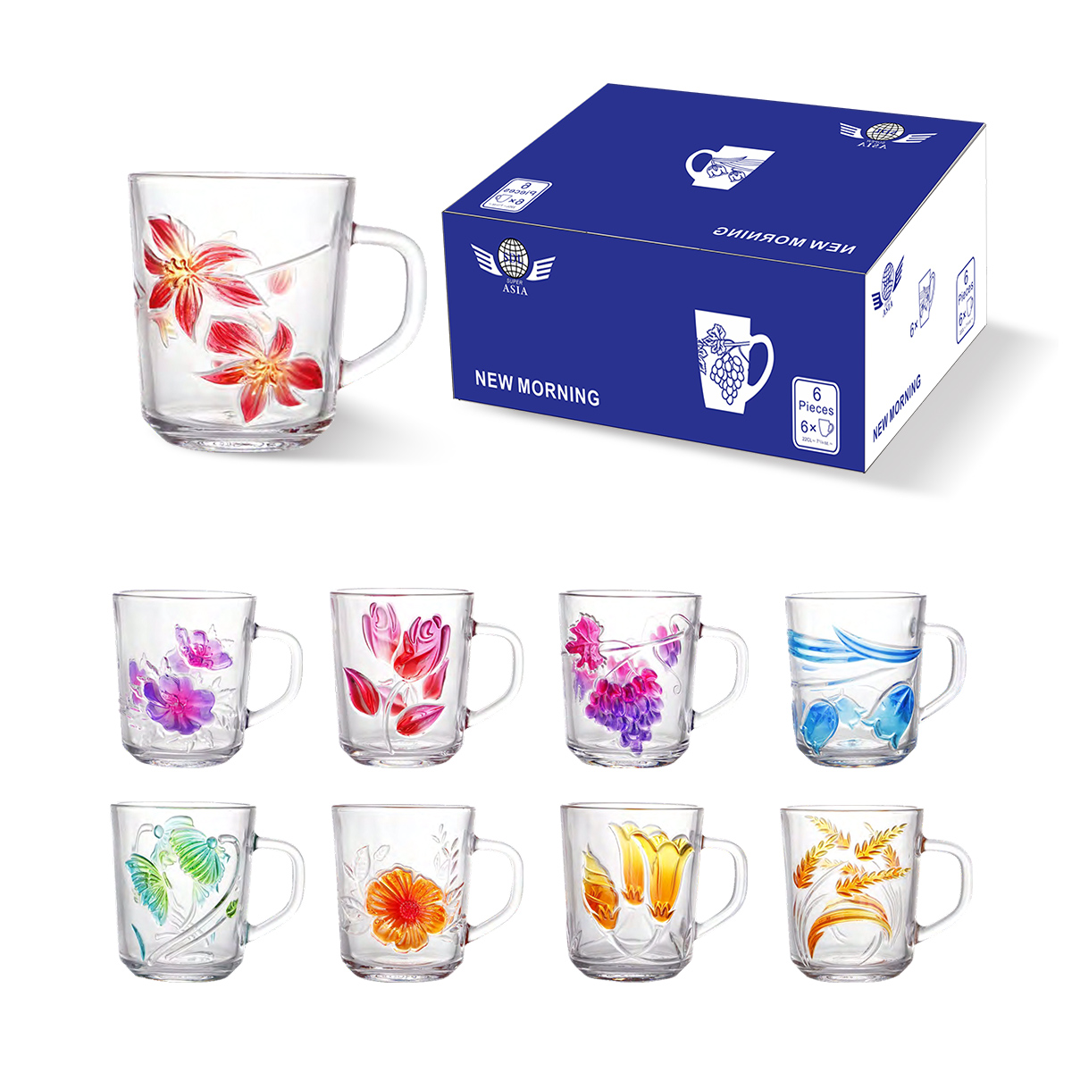 Glass Coffee Tea Set