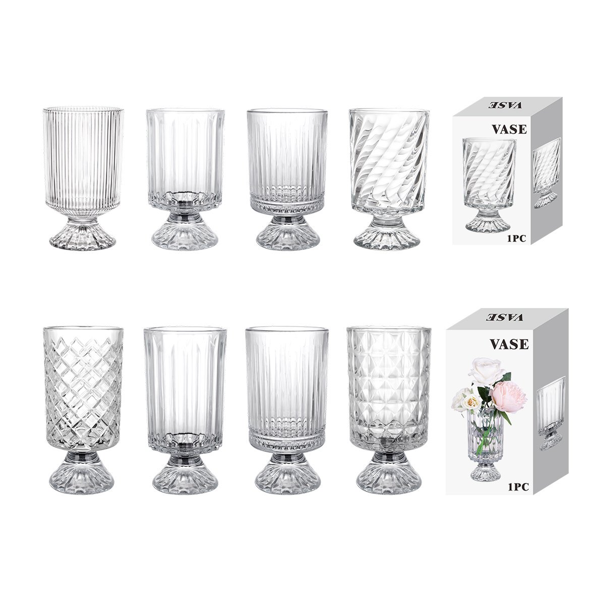 Modern Round Cylinder Vase