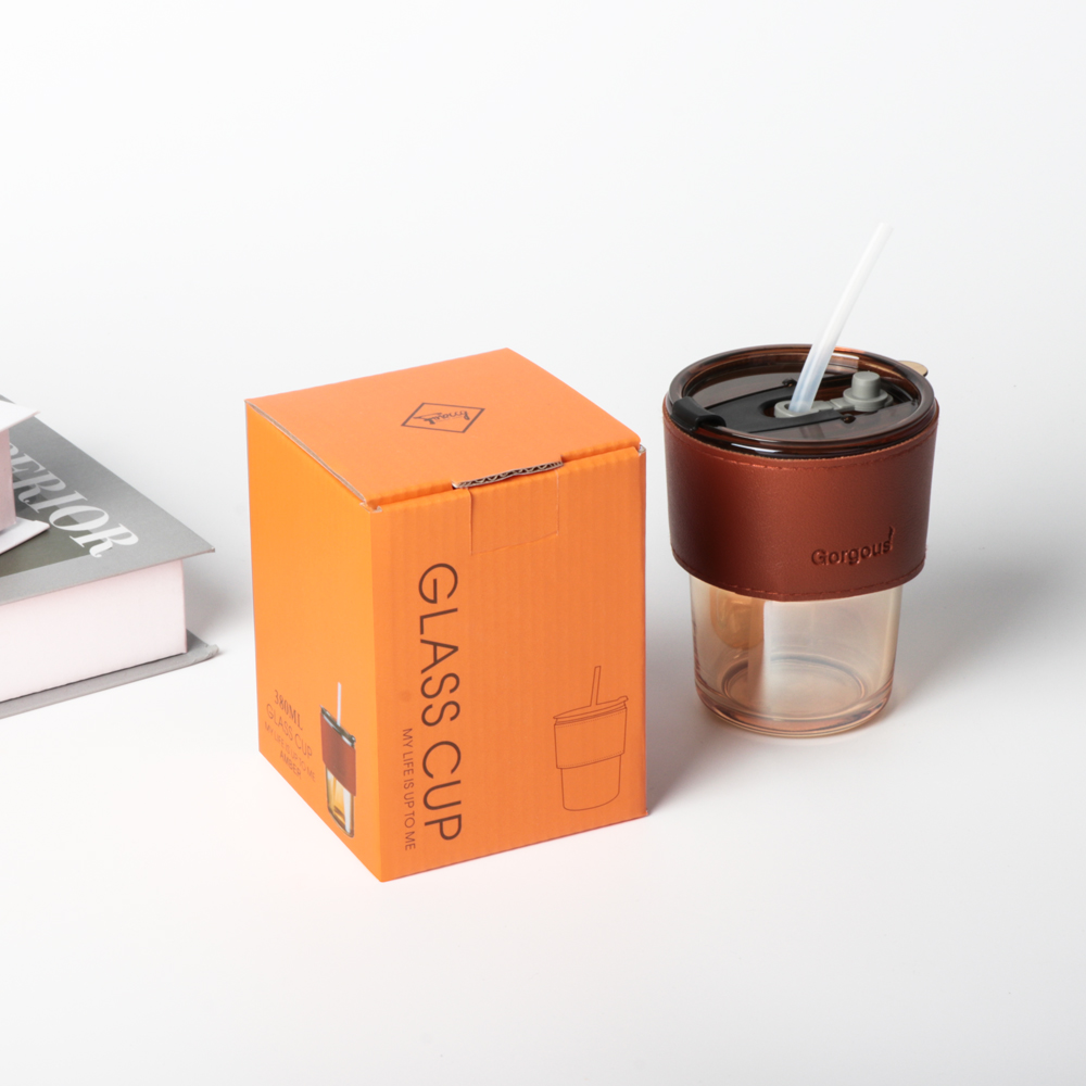 Tea Mug With Straw and Gift Boxes