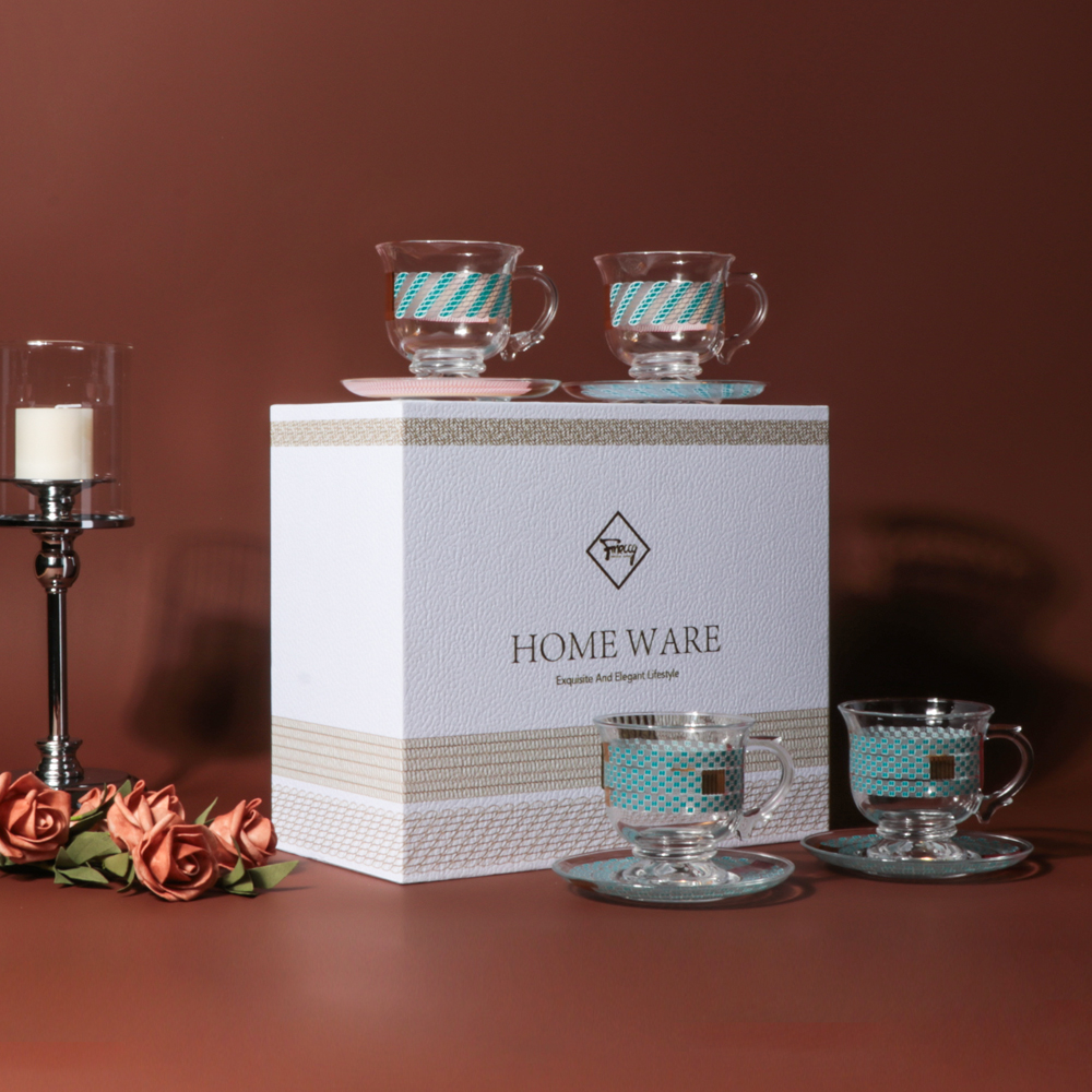 Coffee Cups and Saucers Sets With Gift Boxes