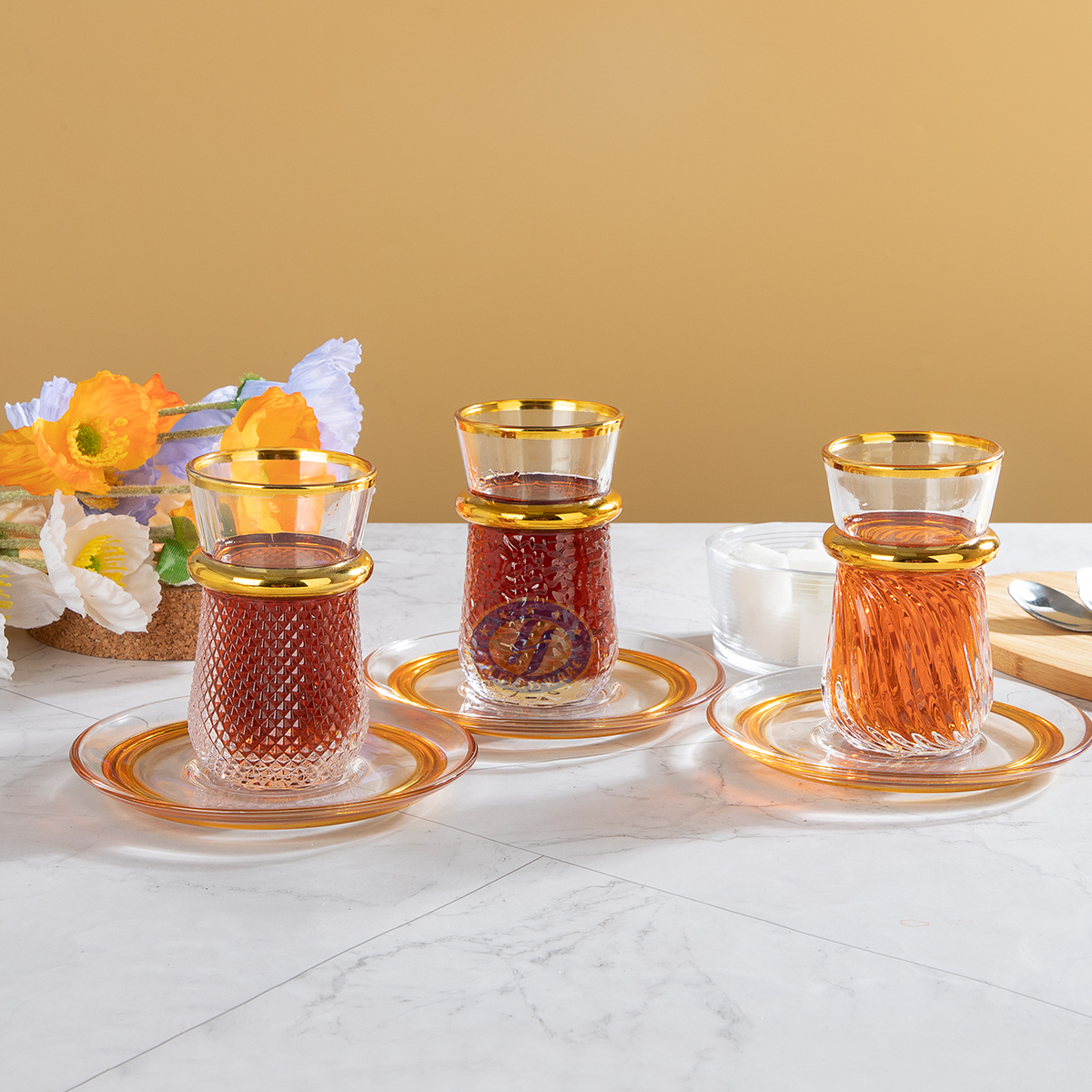 Hot Selling 6oz Tumbler Water Glass Set