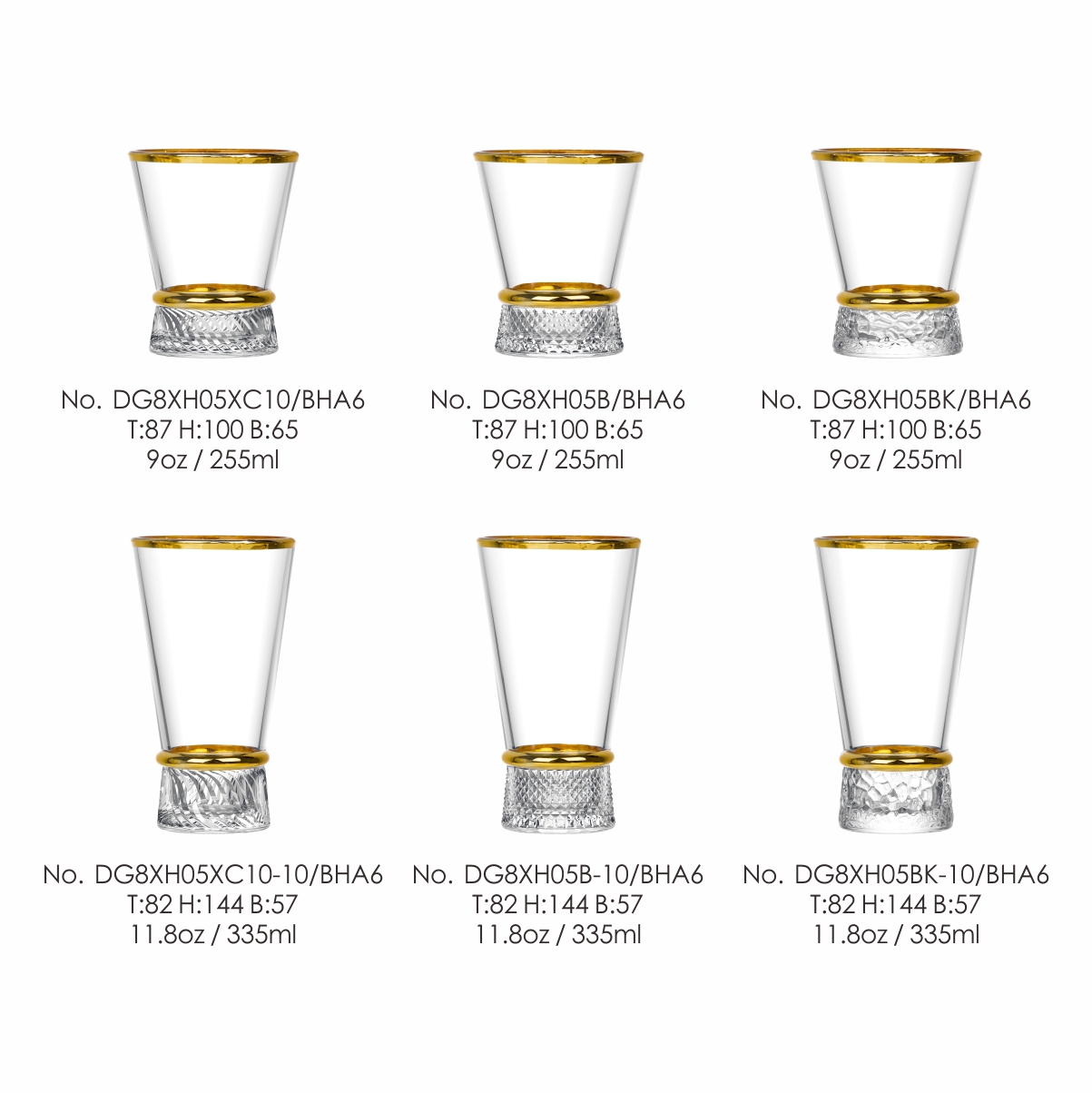 Rim Tea Glass Hot Selling Moroccan Tea Set